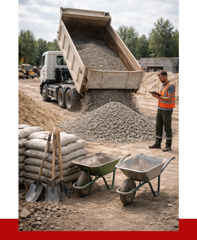 Доставка нерудных материалов в Бузулуке от 1251 руб. | ПРОНЕРУДБзл