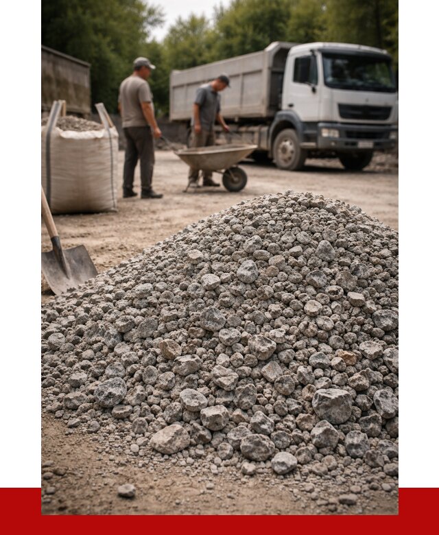 Гранитный щебень фракция 20-40 в Бузулуке от 3336 руб. ПРОНЕРУДБзл