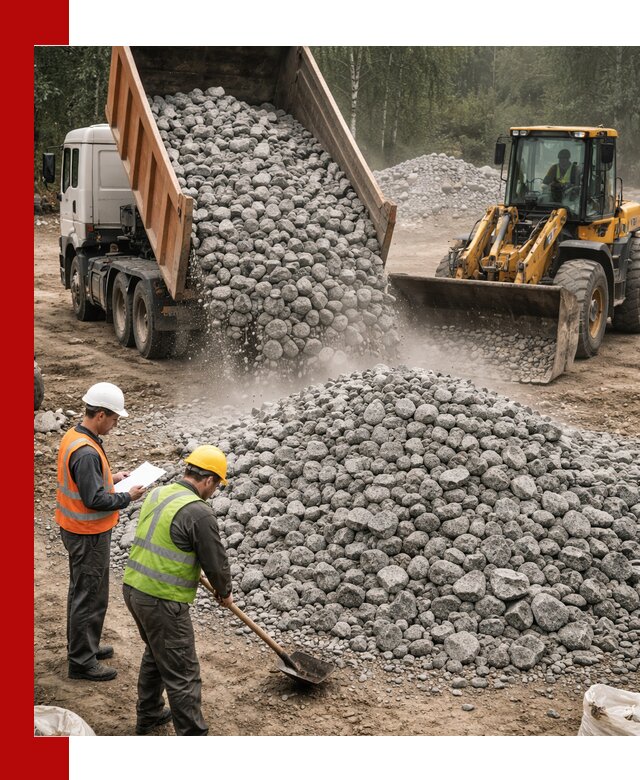 Гранитный щебень фракция 70-150 доставка в Бузулуке