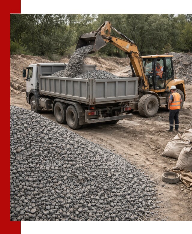 Доставка гравийного щебня в Бузулуке оптом и в розницу