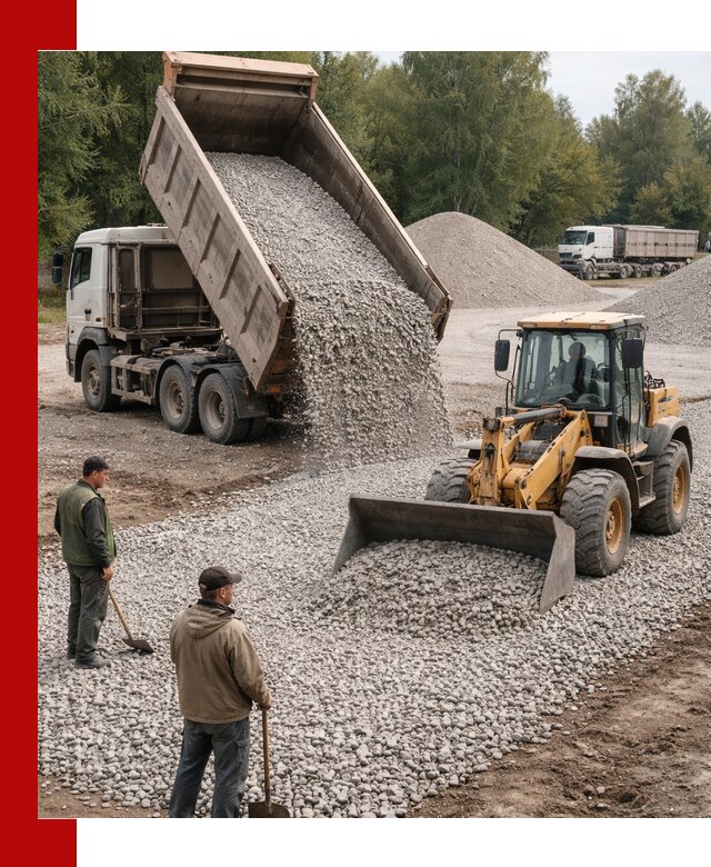 Купить гравийный щебень фракция 20-40 в Бузулуке с доставкой