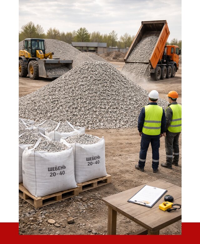 Известняковый щебень 20-40 в Бузулуке от 2189 р. ПРОНЕРУДБзл