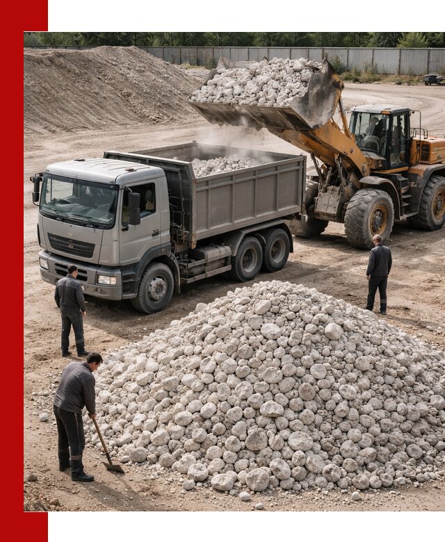 Известняковый щебень фракция 70–150 с доставкой в Бузулуке