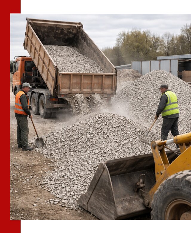 Доломитовый щебень фракции 5-20 с доставкой в Бузулуке