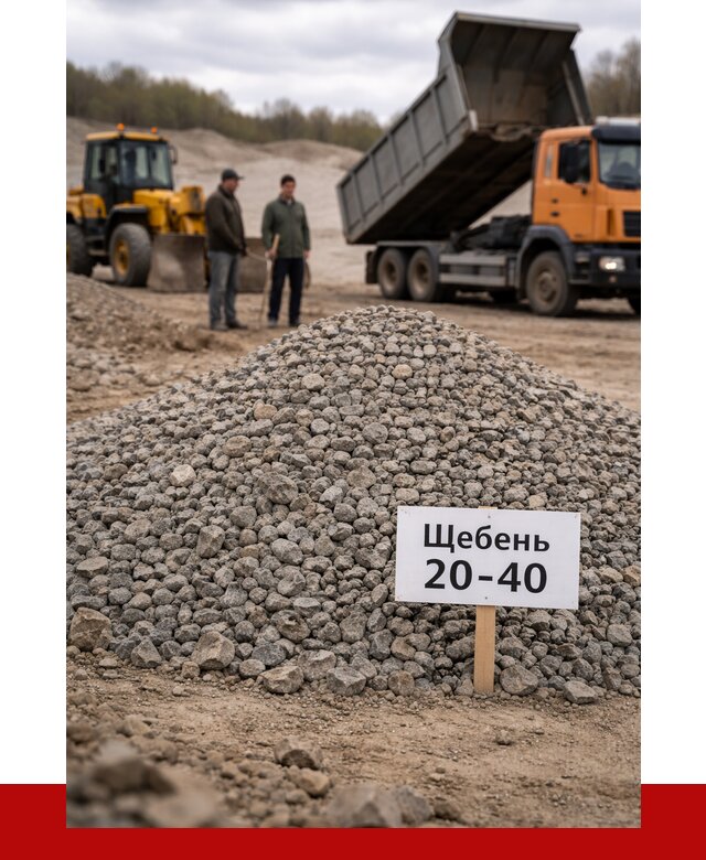 Бетонный щебень фракция 20-40 в Бузулуке от 2554 р. | ПРОНЕРУДБзл