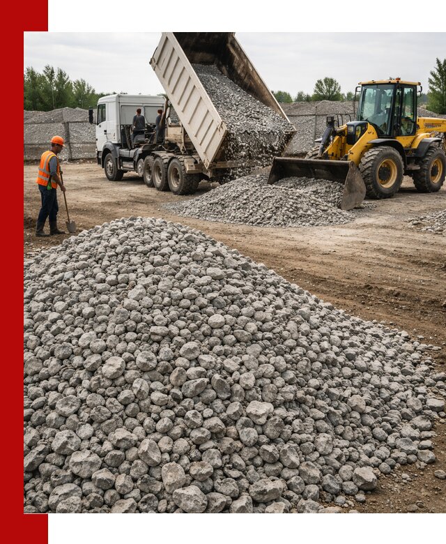 Доставка бетонного щебня фракции 40-70 в Бузулуке