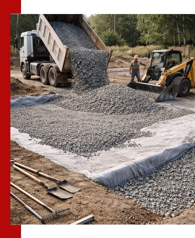 Щебень для фундамента с доставкой в Бузулуке