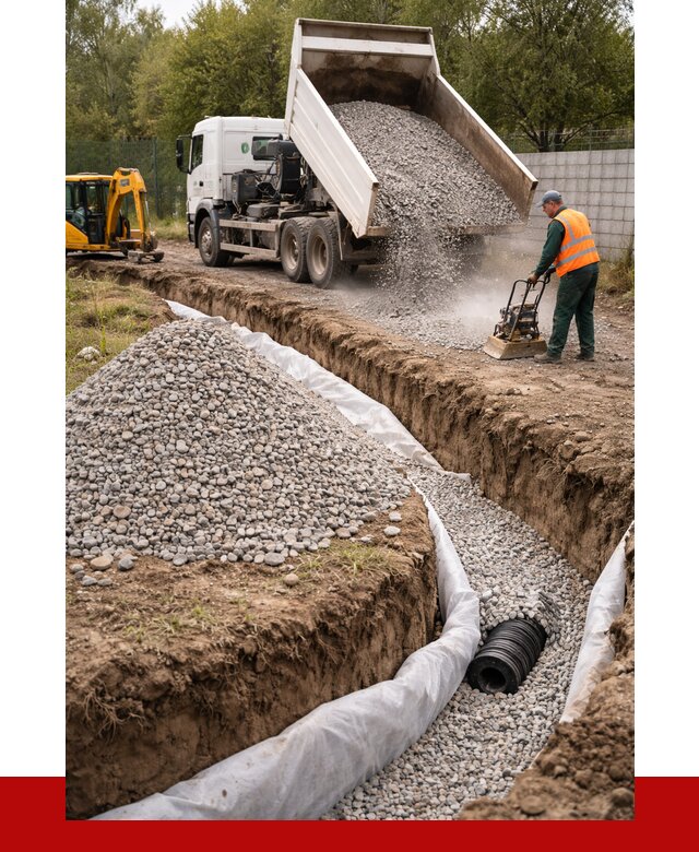 Щебень для дренажа в Бузулуке от 1928 р., ПРОНЕРУДБзл доставка