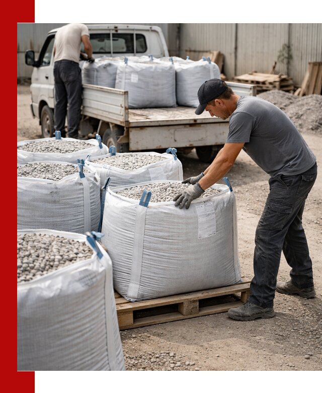 Доставка щебня в мешках по выгодным ценам в Бузулуке