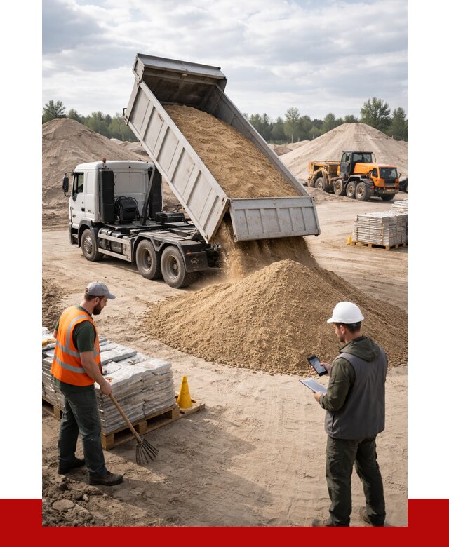 Карьерный песок с доставкой в Бузулуке от 3753 р. ПРОНЕРУДБзл