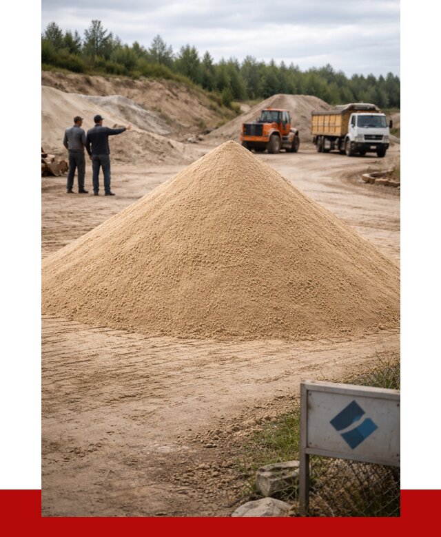Карьерный песок навалом в Бузулуке от 1876 р. | ПРОНЕРУДБзл