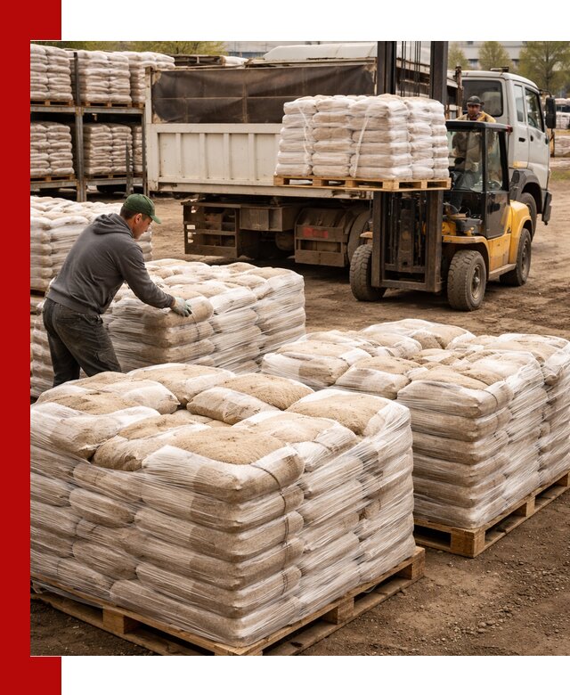 Карьерный песок в мешках с доставкой в Бузулуке