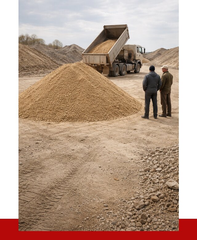 Карьерный песок крупнозернистый в Бузулуке от 8860 р | ПРОНЕРУДБзл