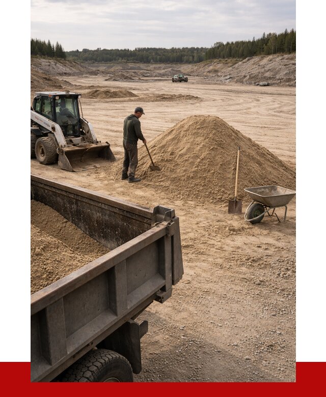 Карьерный песок среднезернистый в Бузулуке, от 2293 р. ПРОНЕРУДБзл