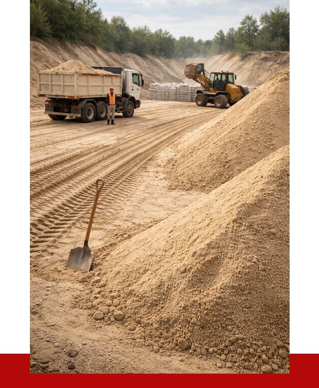 Карьерный песок мелкозернистый в Бузулуке от 9382 р. | ПРОНЕРУДБзл