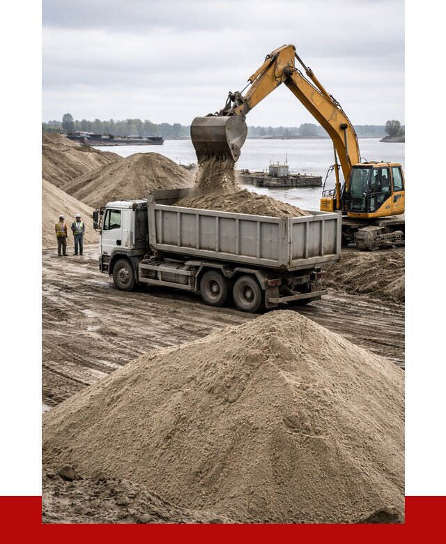 Купить речной песок навалом в Бузулуке от 1876 р., ПРОНЕРУДБзл