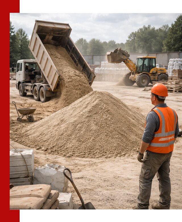 Доставка строительного песка с самосвалом в Бузулуке