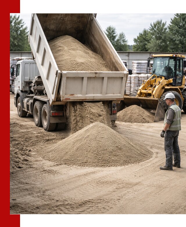 Поставка и доставка песка для бетона в Бузулуке