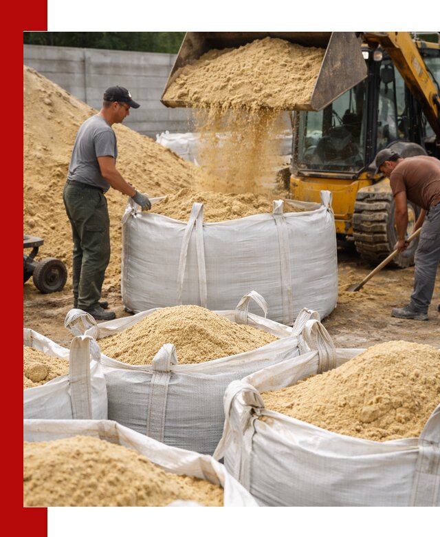 Поставка качественного песка для кладки в Бузулуке