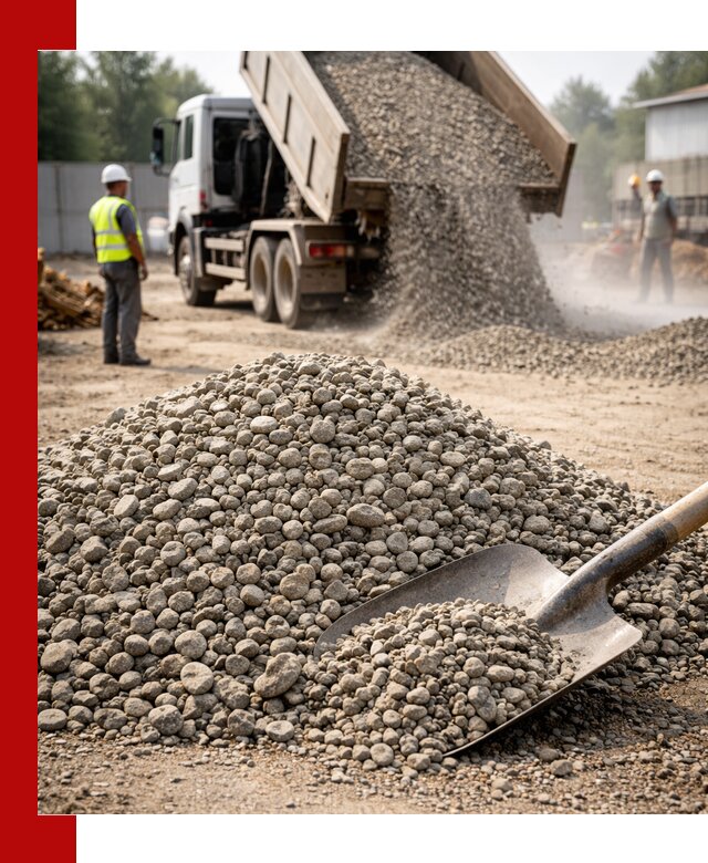 Доставка гравия фракции 20-40 в Бузулуке с самосвалами