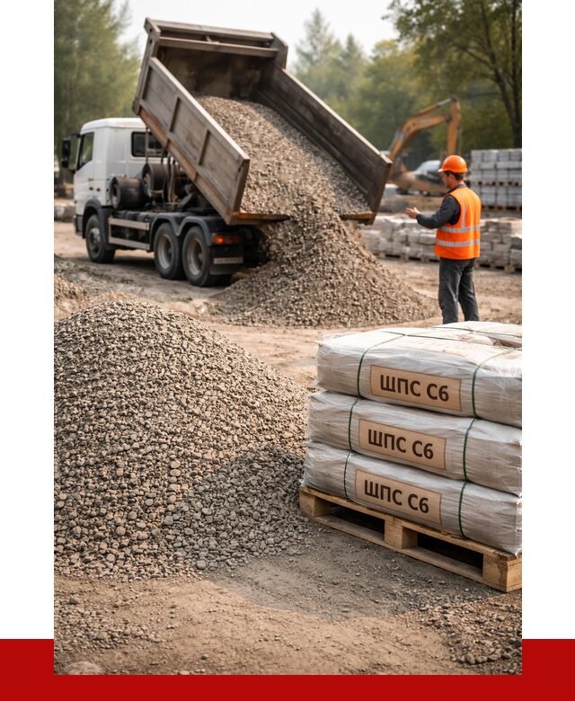 ЩПС С6 в Бузулуке с доставкой от 2293 р. за куб | ПРОНЕРУДБзл
