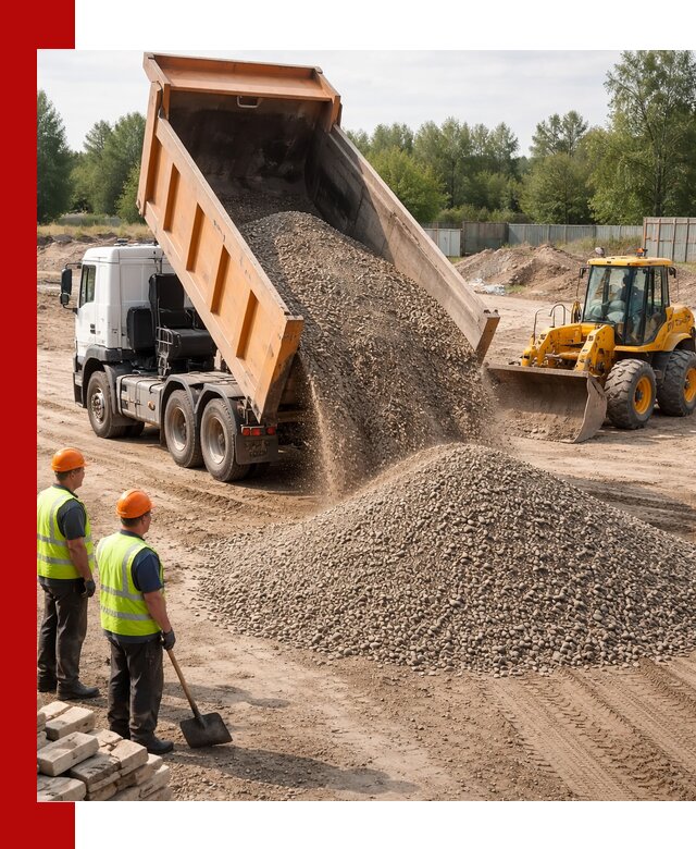 Доставка щебёночно-песчаной смеси ЩПС С7 в Бузулуке