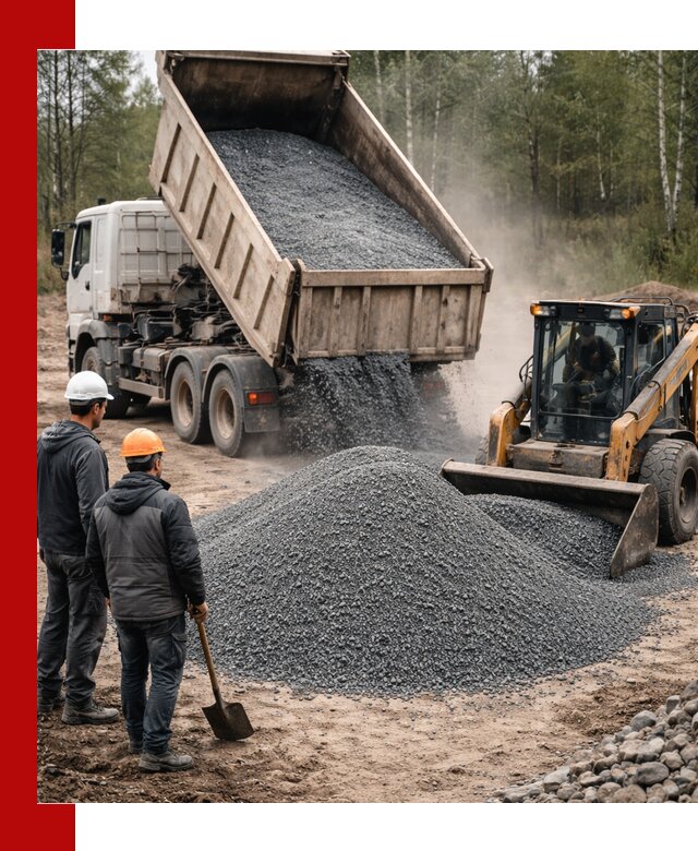 Гранитный отсев 0-5 с доставкой и разгрузкой в Бузулуке