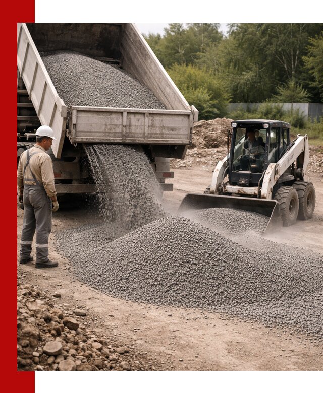 Доставка гравийного отсева 0-5 в Бузулуке оптом и в розницу