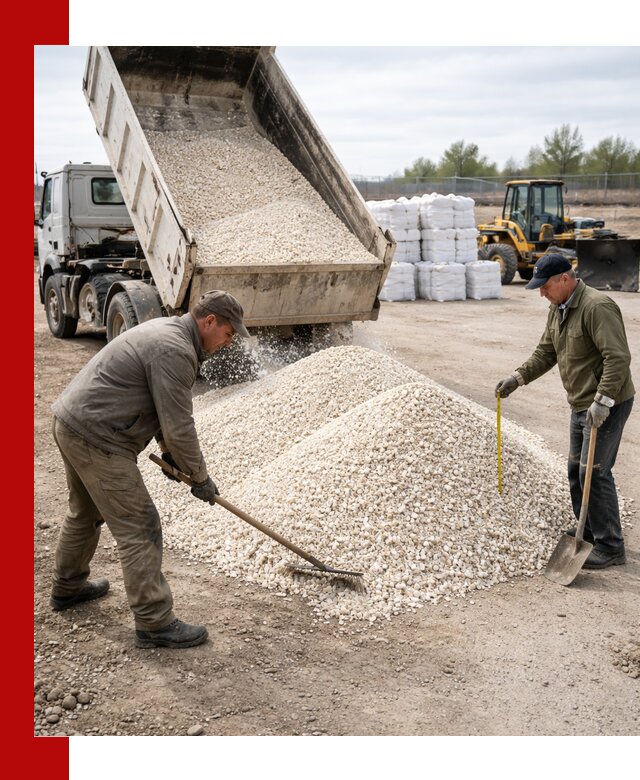 Мраморная крошка с доставкой и разгрузкой в Бузулуке