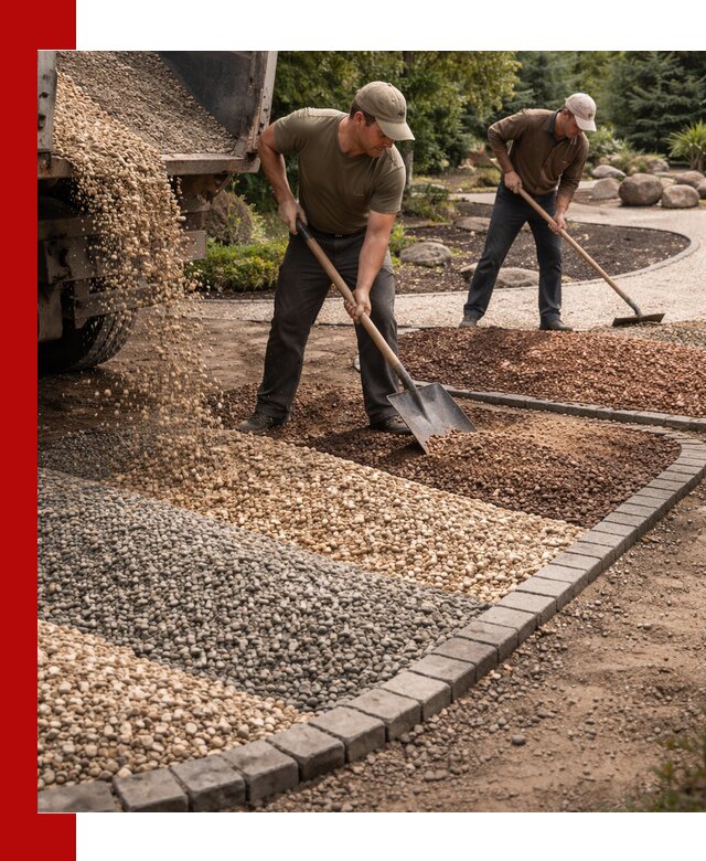 Декоративная крошка для ландшафта в Бузулуке — продажа и доставка