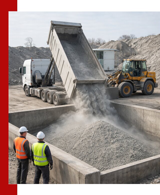 Доставка цемента навалом в Бузулуке крупными партиями