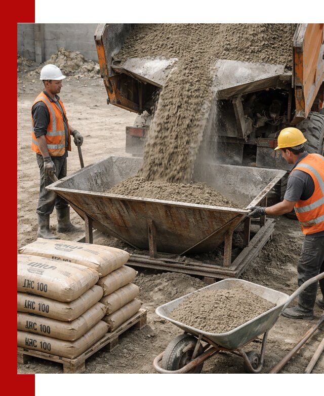 Доставка цементно-песчаной смеси М100 в Бузулуке