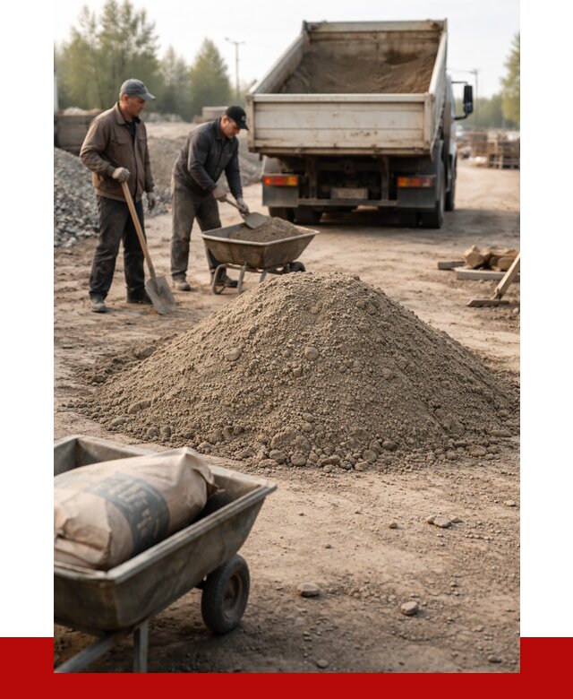 Цементно-песчаная смесь М150 в Бузулуке от 4899 р. | ПРОНЕРУДБзл