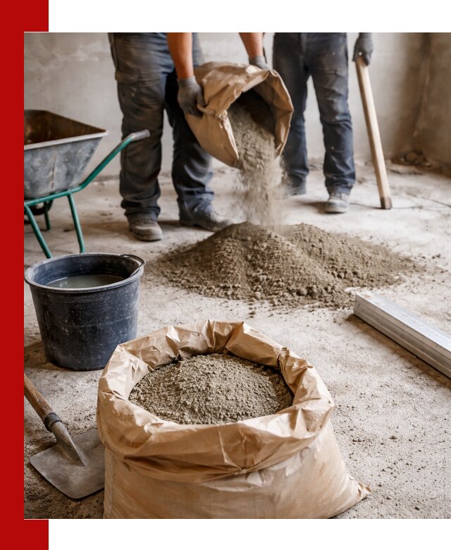 Доставка сухой смеси для стяжки в Бузулуке