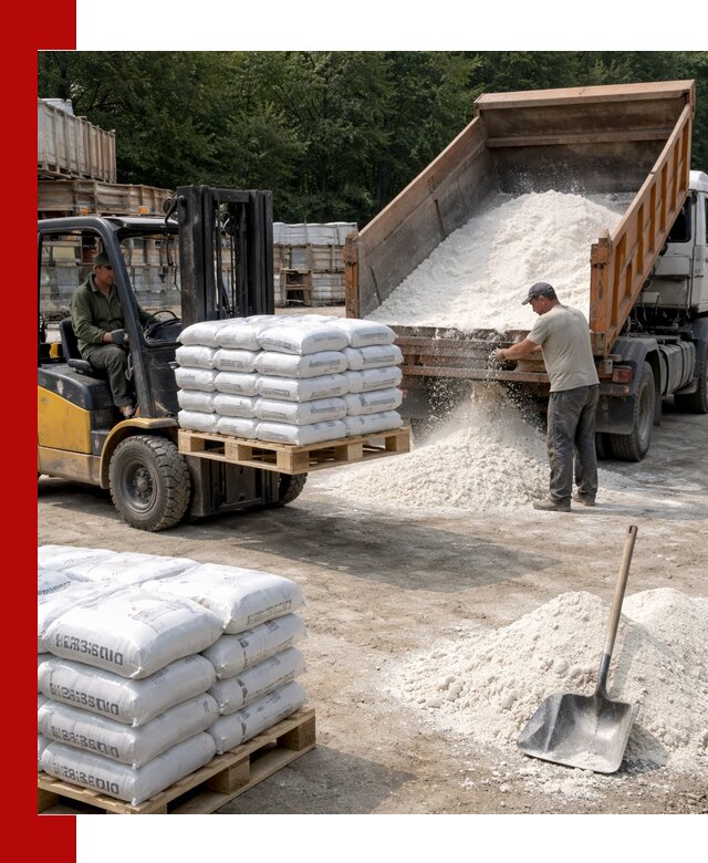 Доставка строительной извести оптом и в розницу в Бузулуке