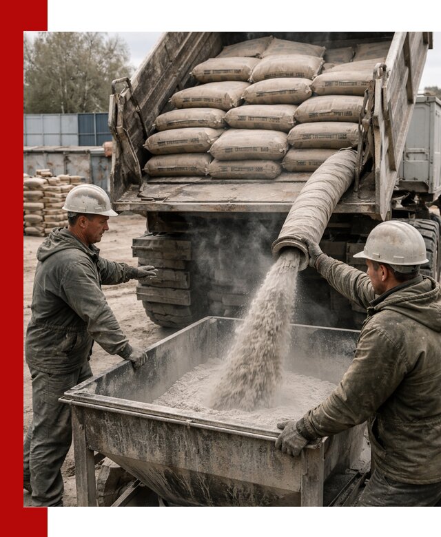 Доставка цемента М400 в Бузулуке оптом и в розницу