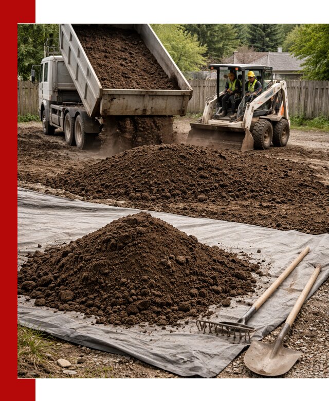 Грунт для отсыпки участка с доставкой в Бузулуке