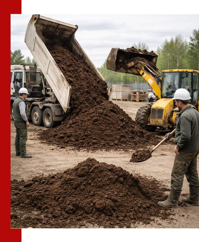 Доставка торфа оптом и в мешках в Бузулуке