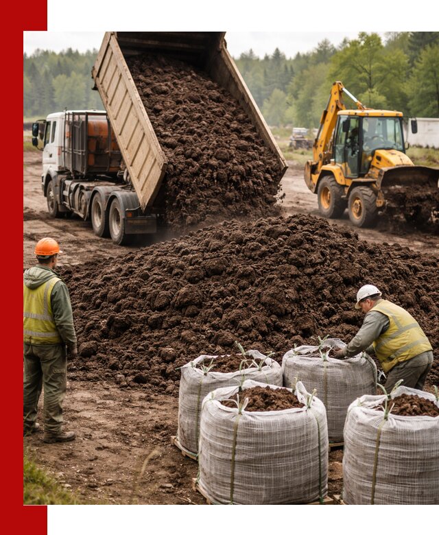 Доставка нейтрального торфа в Бузулуке оптом и в розницу