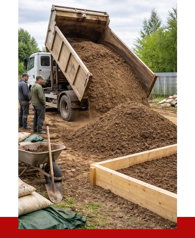 Торфо песчаная смесь в Бузулуке с доставкой от 1928 р. | ПРОНЕРУДБзл