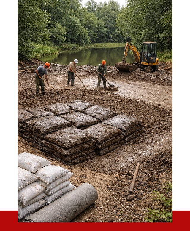 Купить глину для пруда в Бузулуке от 4691 р. с доставкой | ПРОНЕРУДБзл