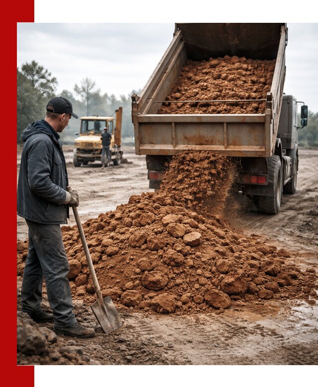 Глина для засыпки в Бузулуке с доставкой самосвалами