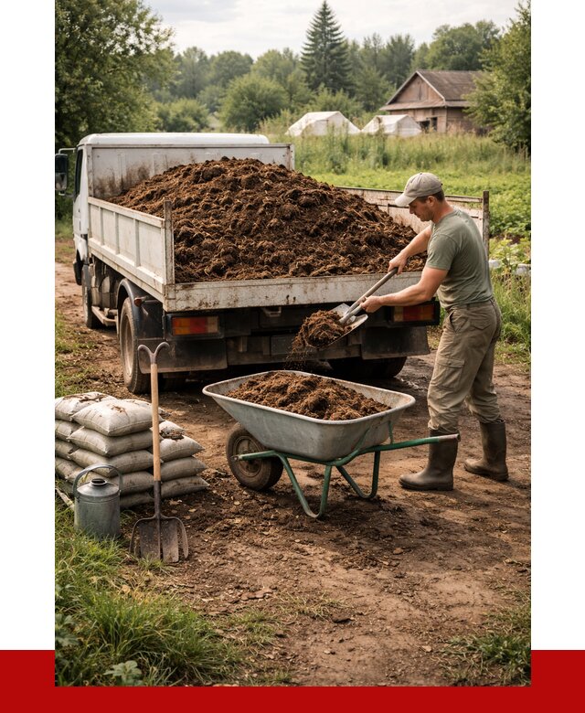 Купить коровий навоз с доставкой в Бузулуке от 1876 р. | ПРОНЕРУДБзл