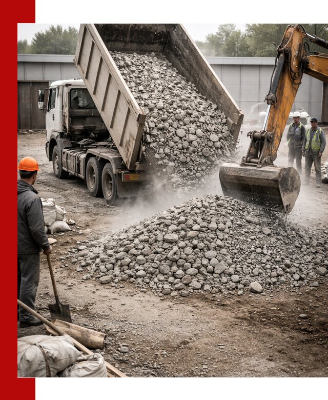 Доставка дробленого бетона в Бузулуке оптом и в розницу