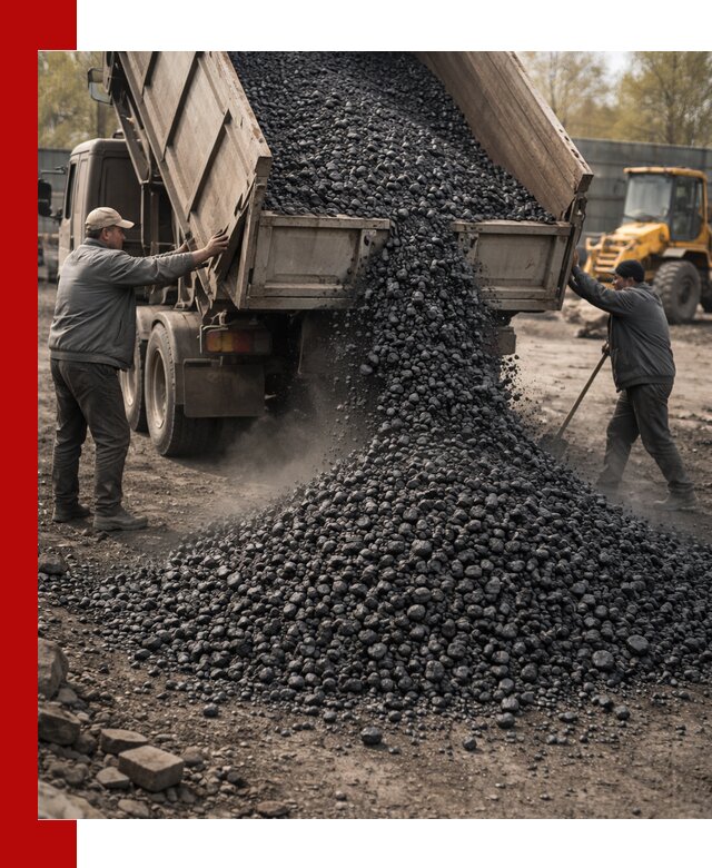 Доставка угля семечка самосвалами в Бузулуке