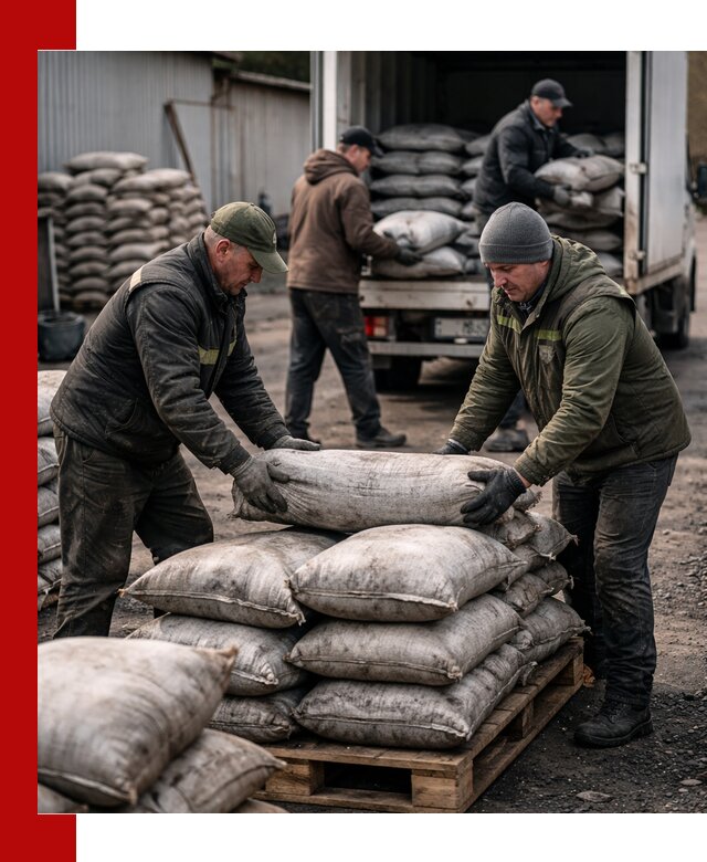 Доставка угля в мешках по выгодным ценам в Бузулуке