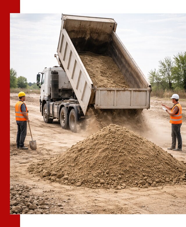 Доставка самосвалом 15 кубов в Бузулуке за город и по городу