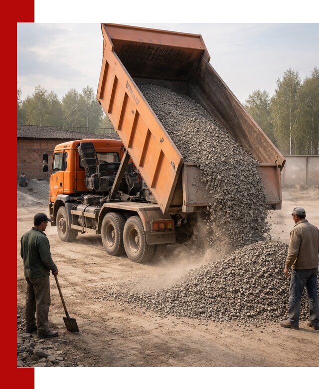 Доставка самосвалом 20 м3 в Бузулуке быстро и надежно