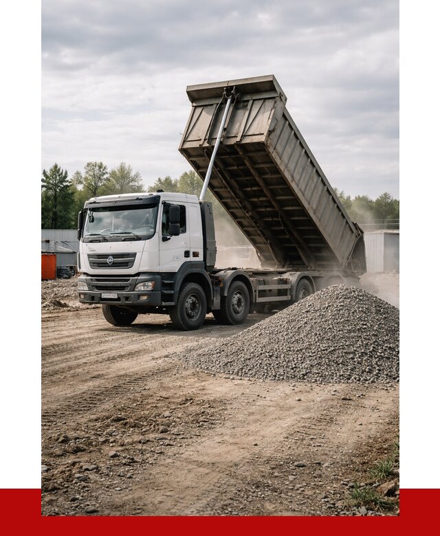 Доставка самосвалом 40 кубов в Бузулуке от 9382 р. | ПРОНЕРУДБзл