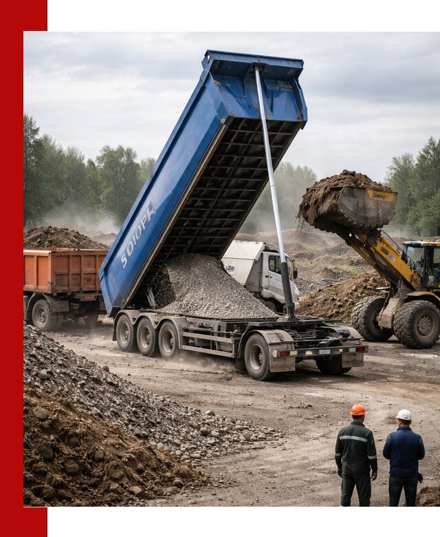 Аренда тонар 40 тонн в Бузулуке с доставкой материалов